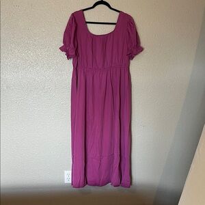 Elegant Purple Women's Dress Size 2XL